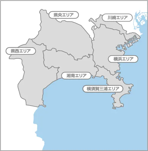 神奈川エリアマップ