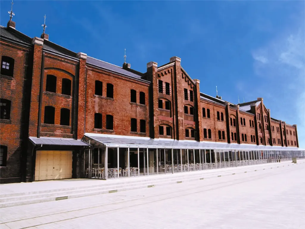 日本画　横浜赤レンガ倉庫 B1700301b.jpg