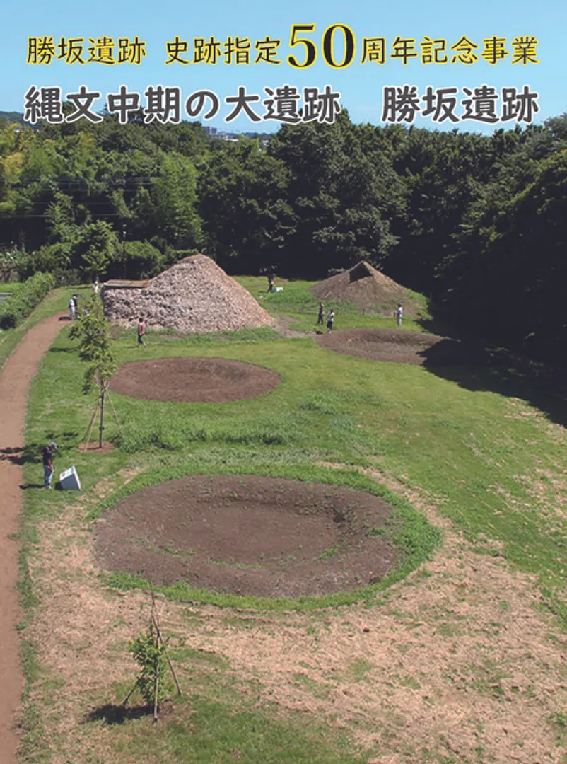勝坂遺跡　史跡指定50周年記念事業　ミニ展示「縄文中期の大遺跡　勝坂遺跡」パネル画像