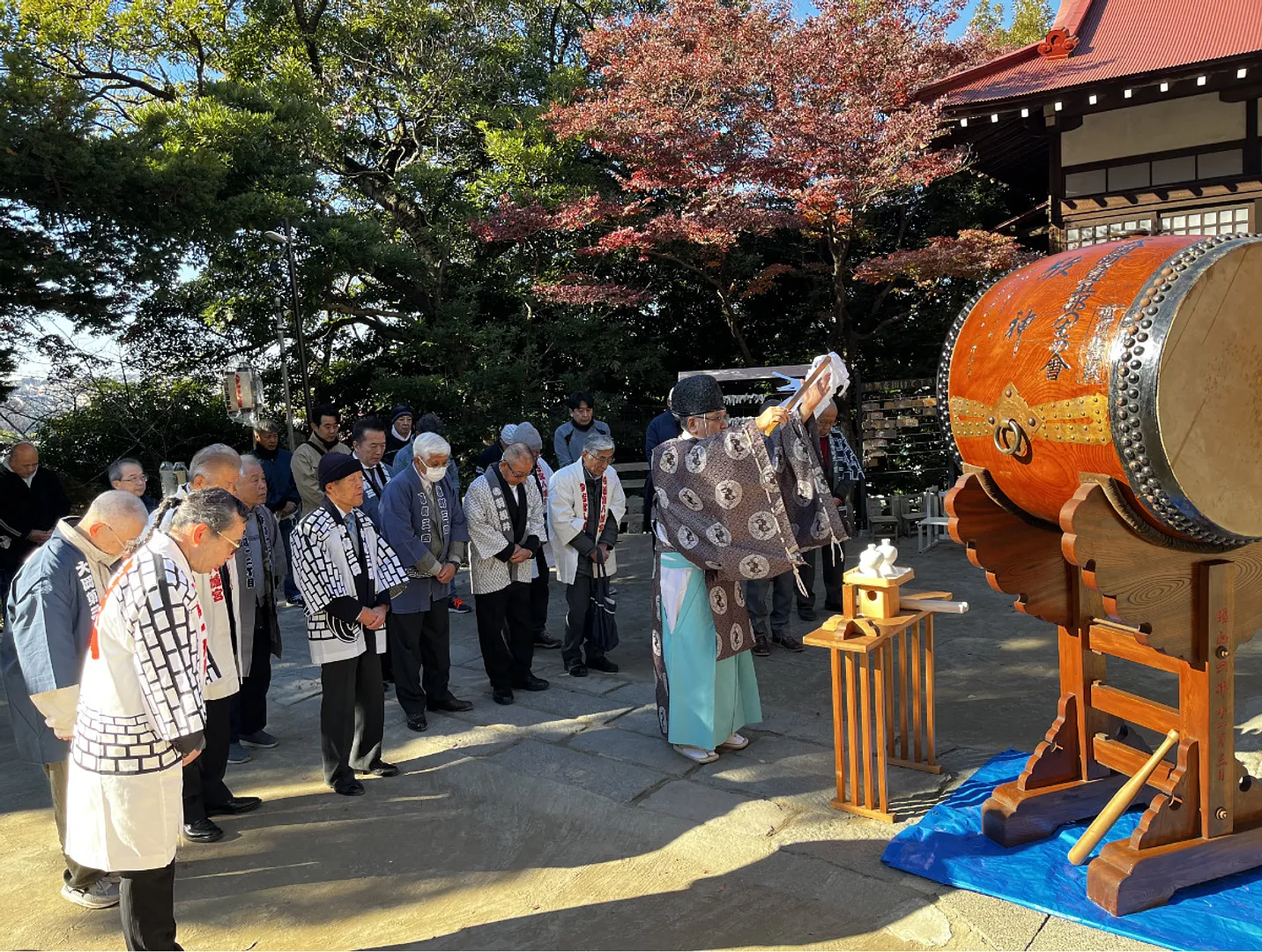 寶積宮司による略式お祓い