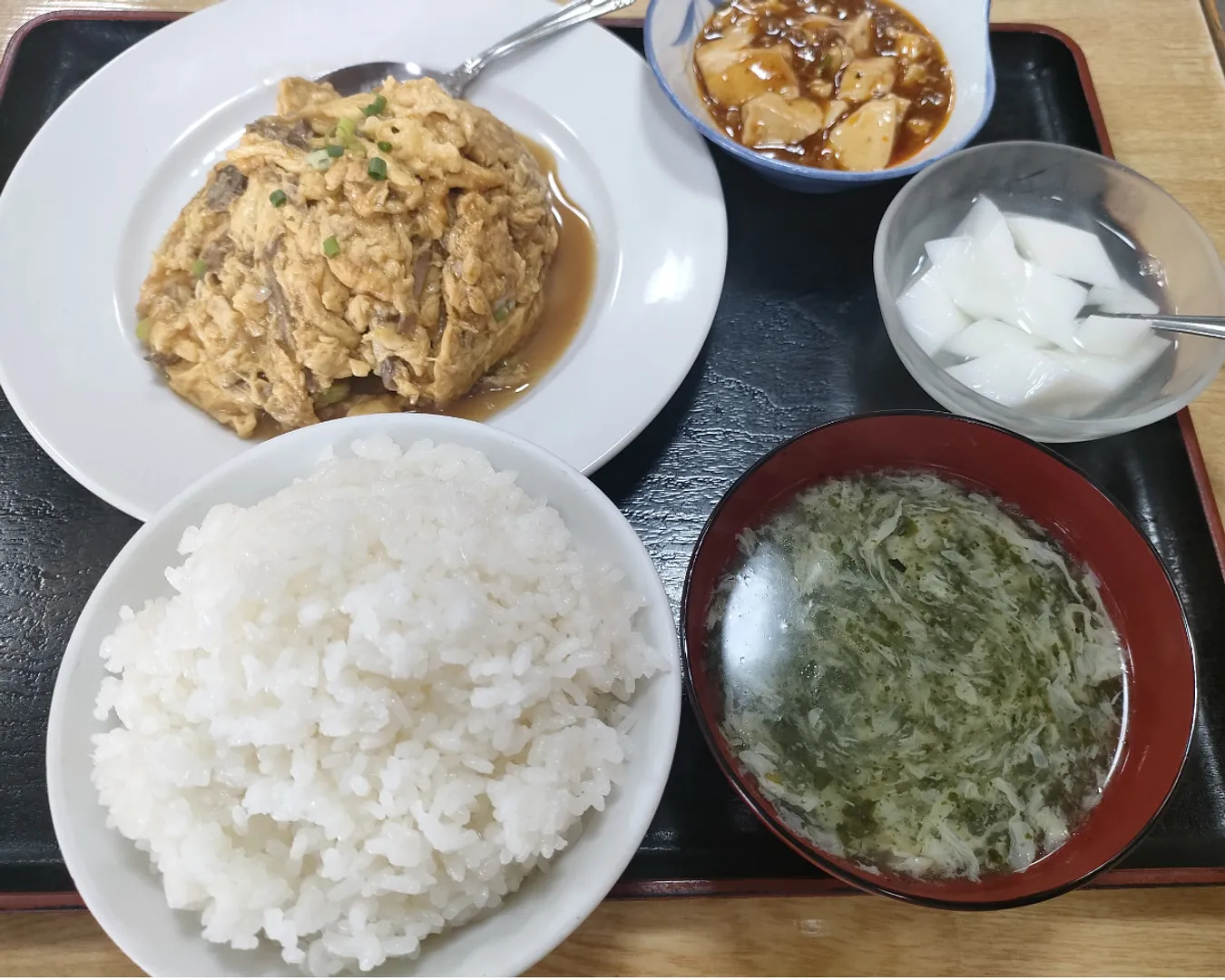 チャーシュウと玉子炒