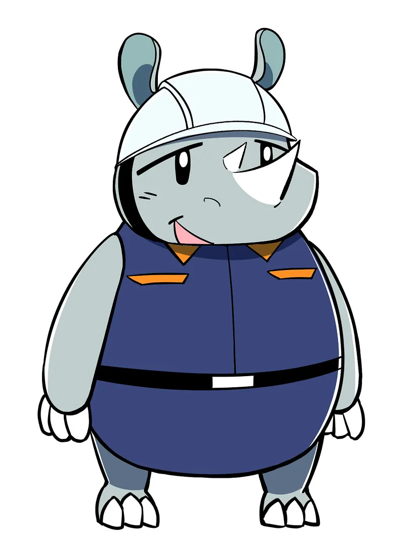 新たに作ったマスコットキャラクター「防サイ坊や」（市提供）