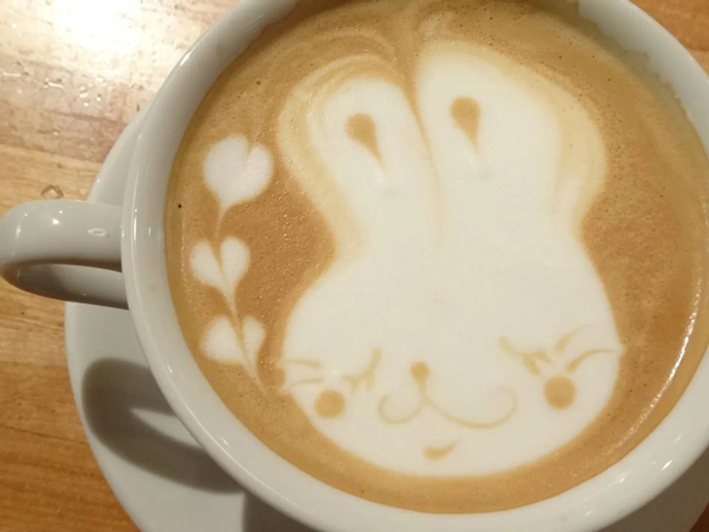 デザインカプチーノ、スタッフが1杯1杯心を込めて入れる