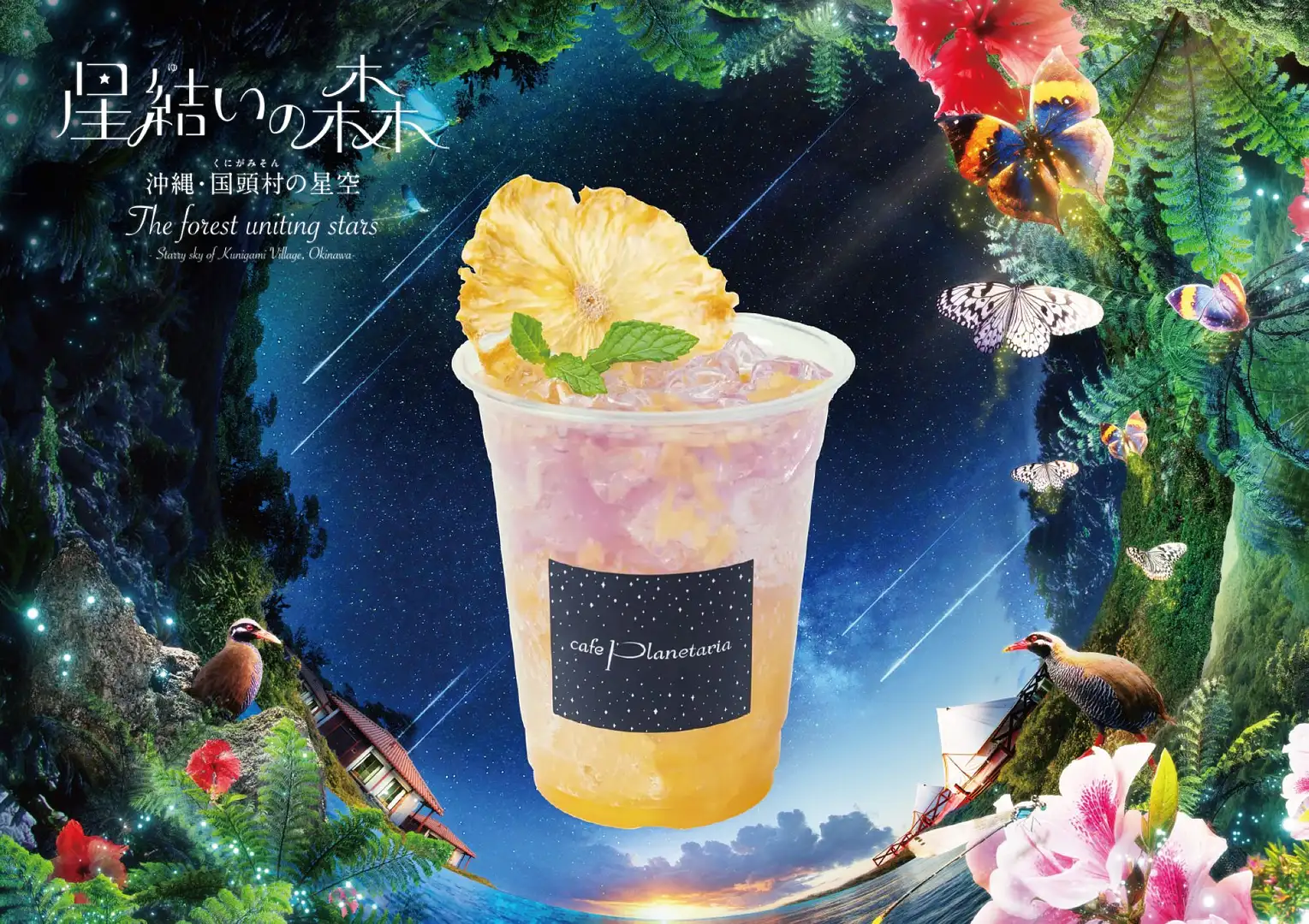プラネタリアYOKOHAMA内「Cafe Planetaria」で『星結いの森 -沖縄 