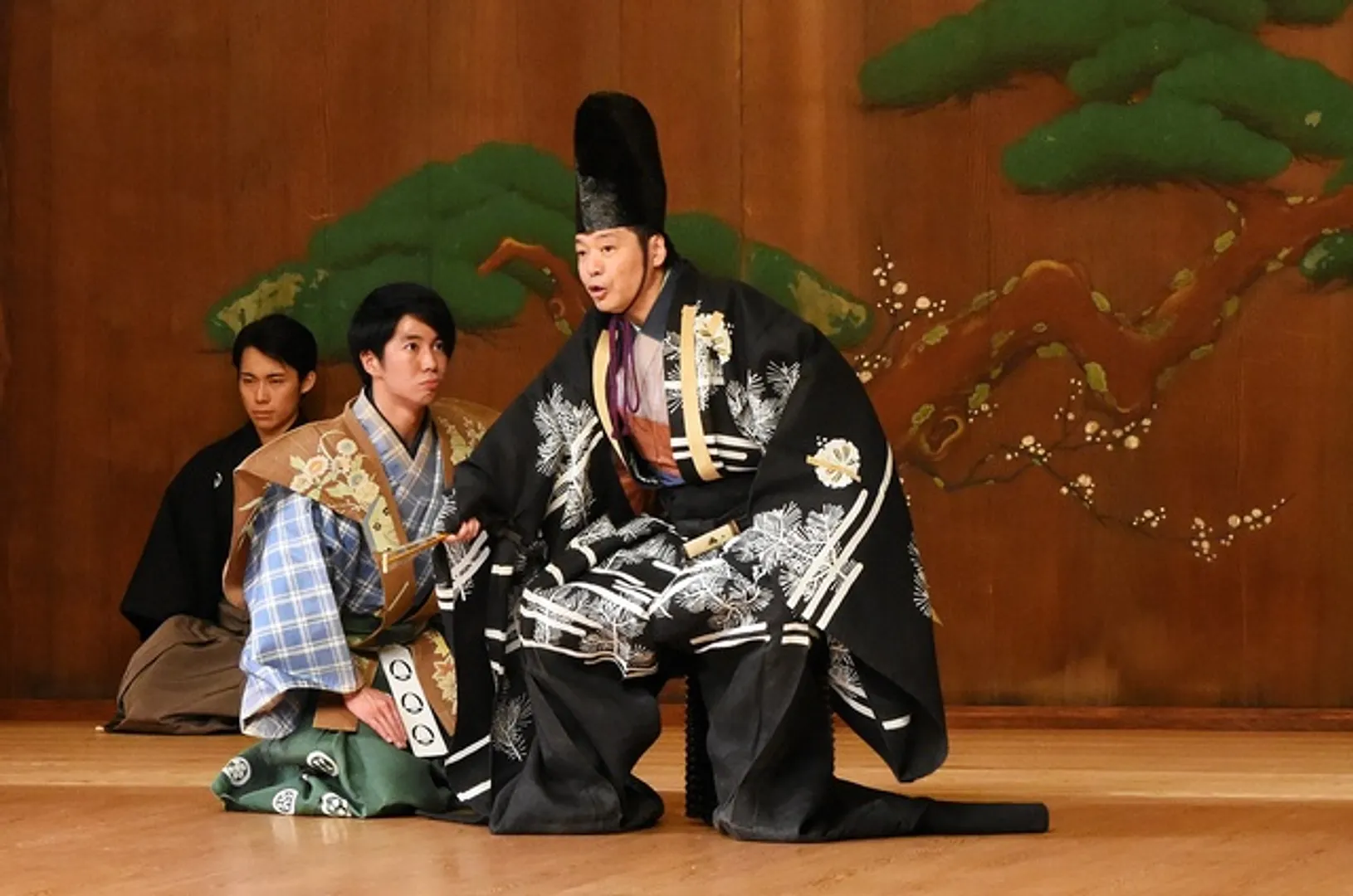 狂言「萩大名」（和泉流）野村万蔵　撮影：尾形美砂子