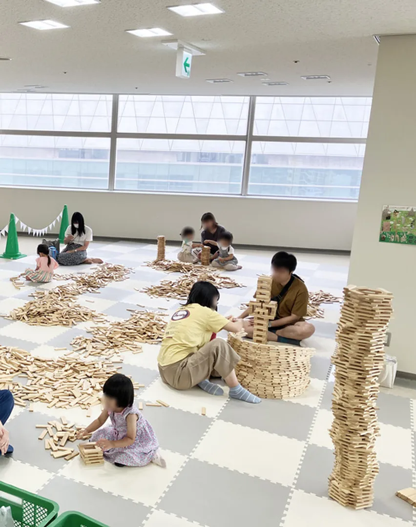 つみきのコーナーの様子