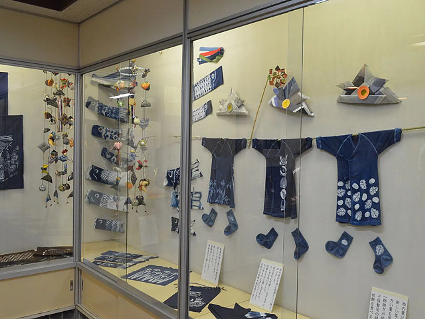 端午の節句の展示