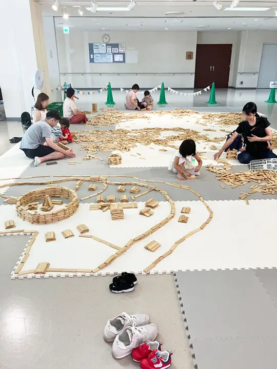つみきのコーナーの様子