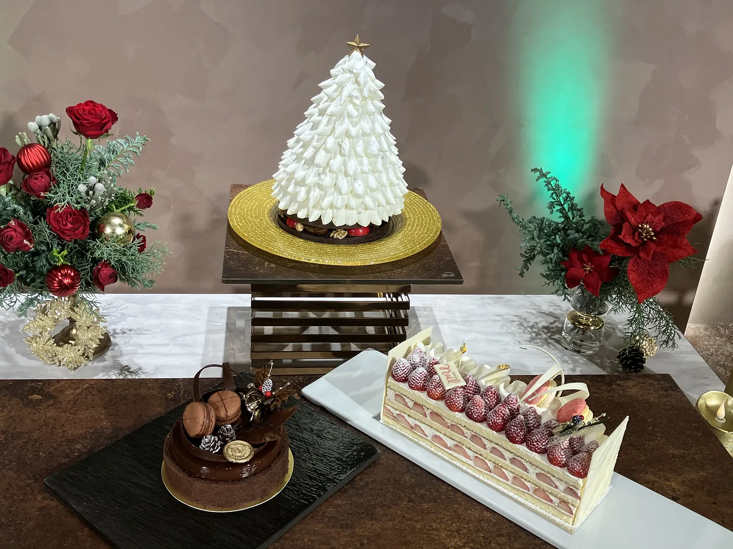 クリスマスケーキ3種