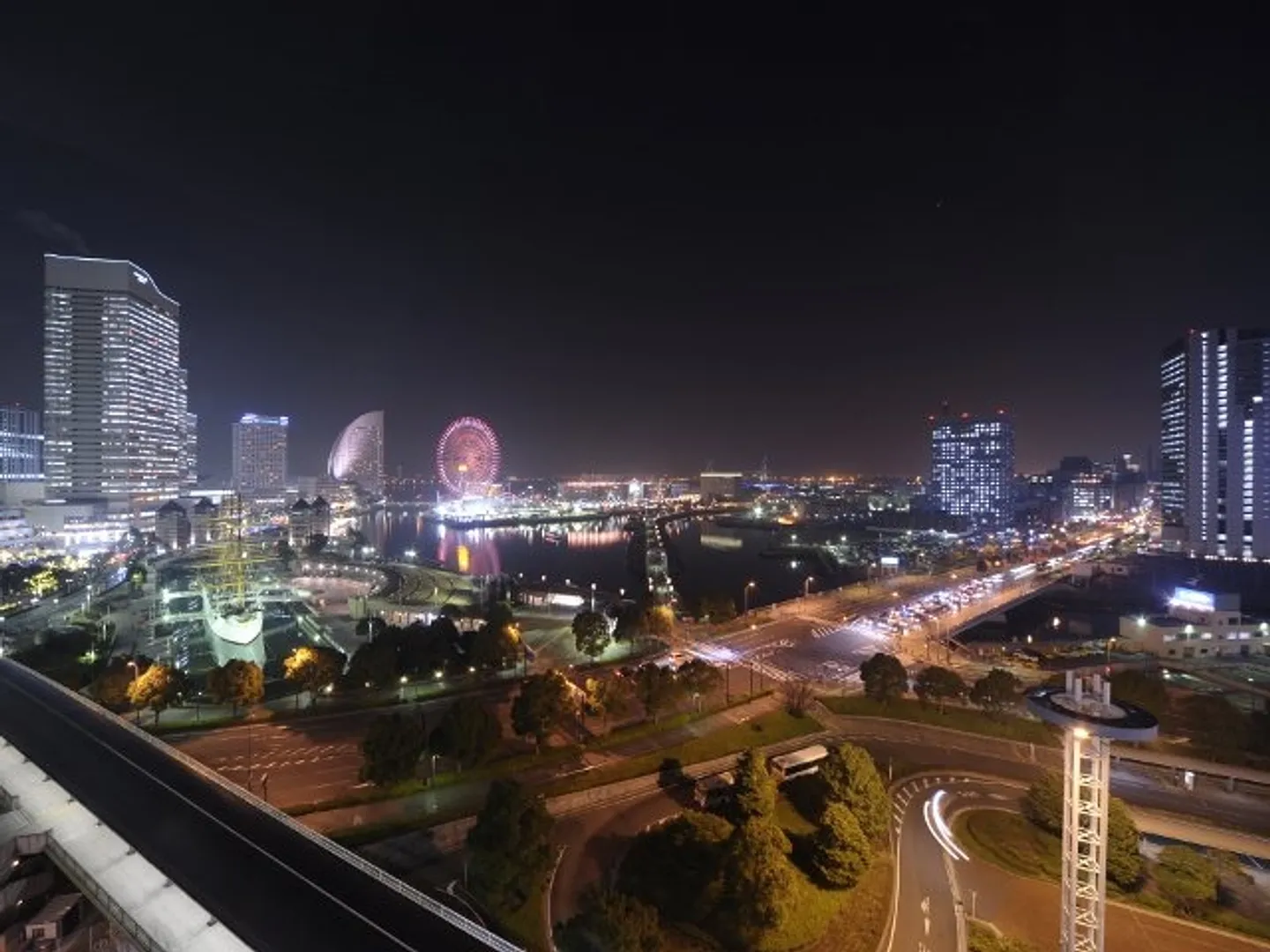 みなとみらいの景色を一望できる