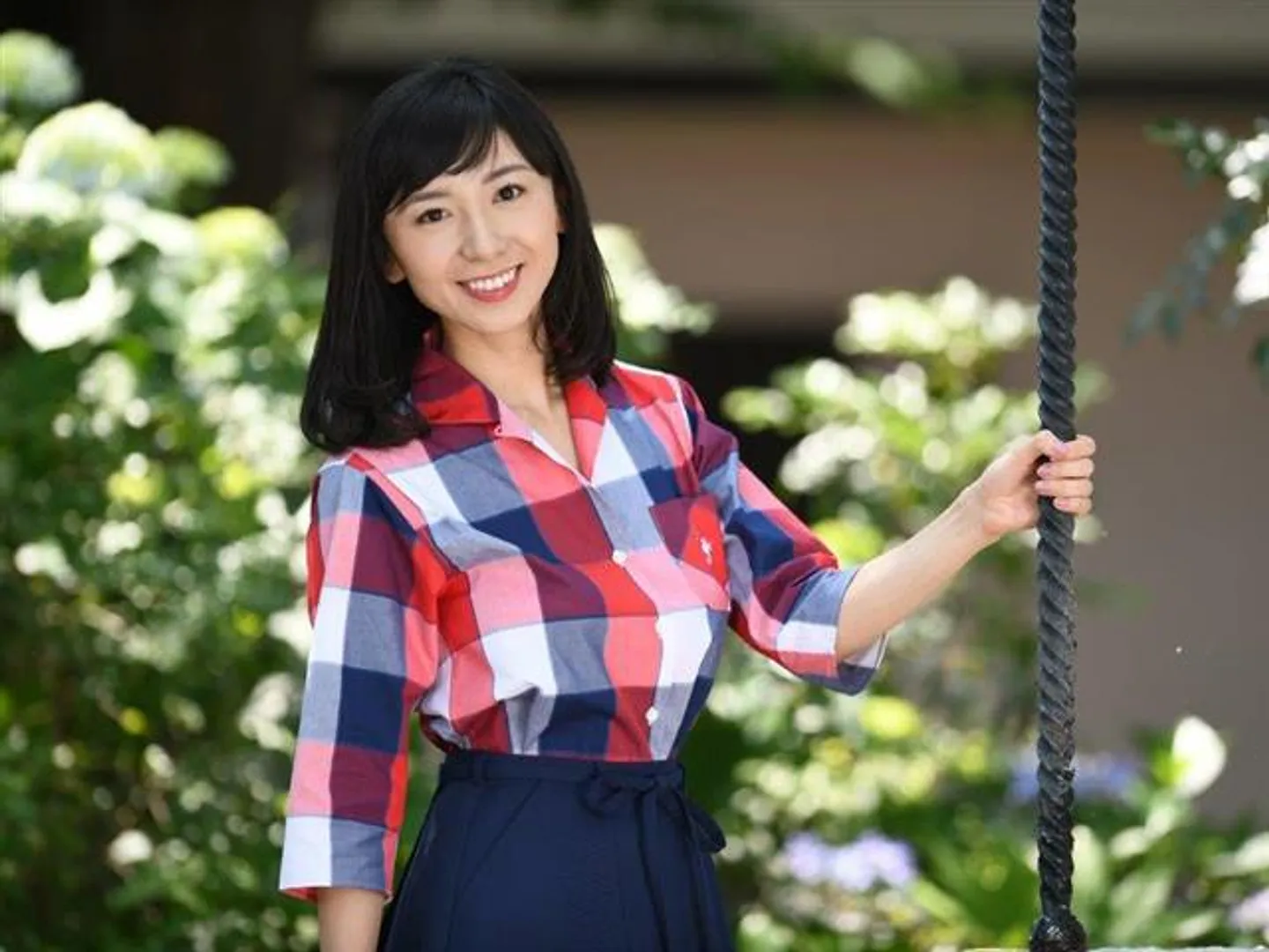 ロールアップブラウス(七分袖ブラウス)