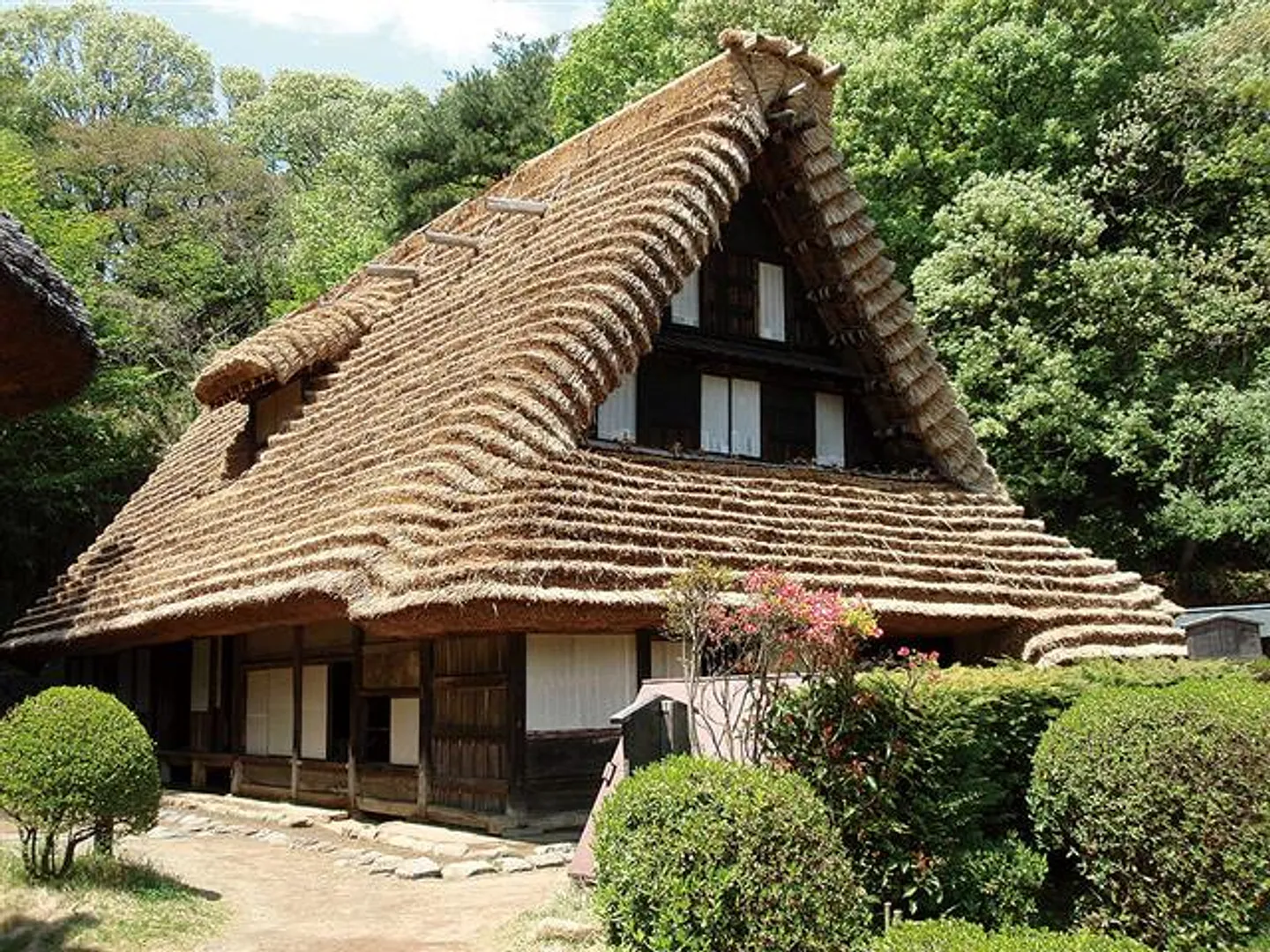 移築されている旧江向家住宅