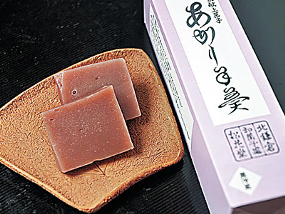 独特の味わいのあがり羊羹