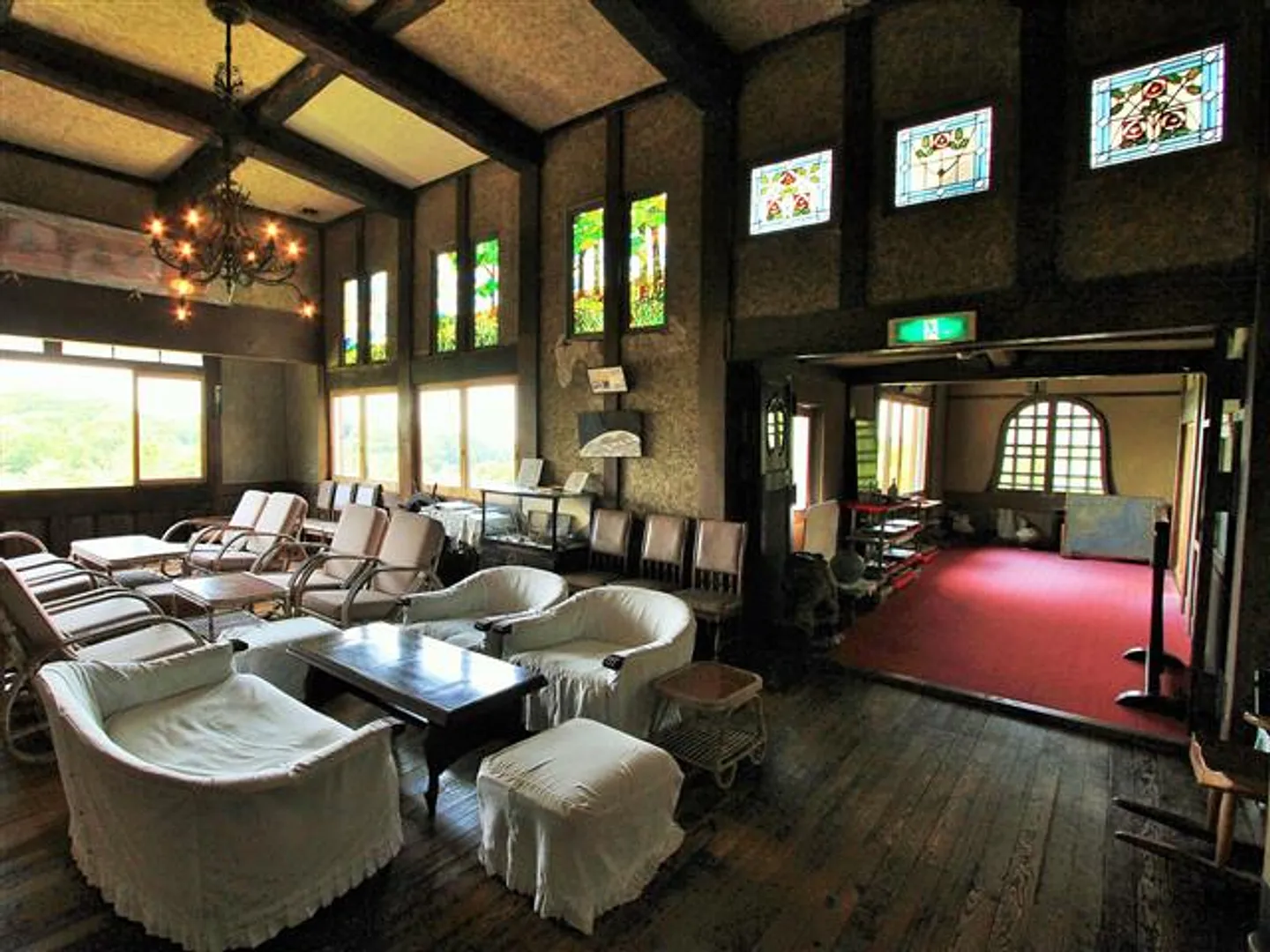 会席料理専用のロビー