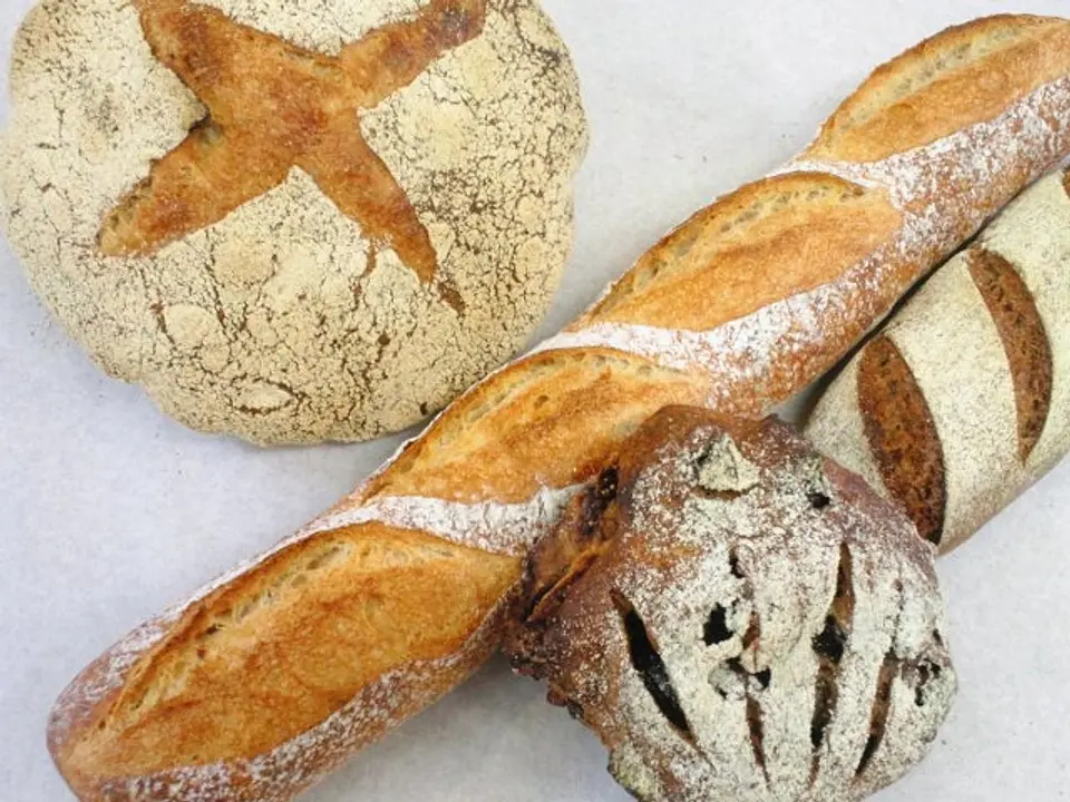 香りも高く小麦本来の味が楽しめるパン