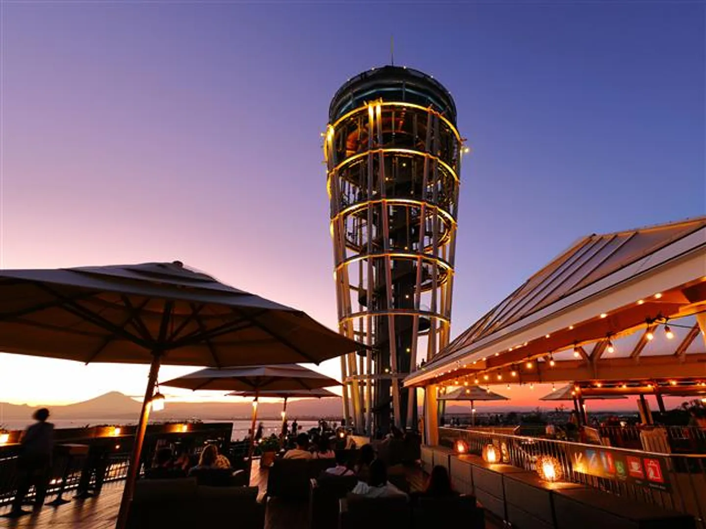 サンセットテラスからの夕景