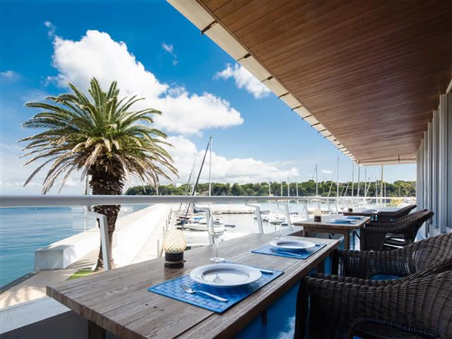 海と富士山を眺めながら優雅なひとときを