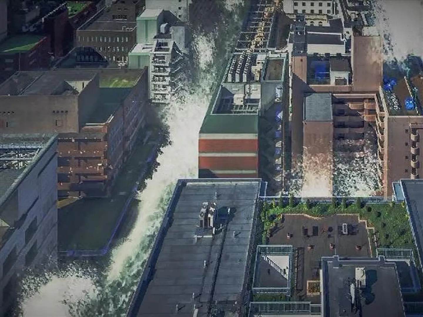 防災シアターでは津波や火山災害、風水害への備えを仮想ストーリーで学べる