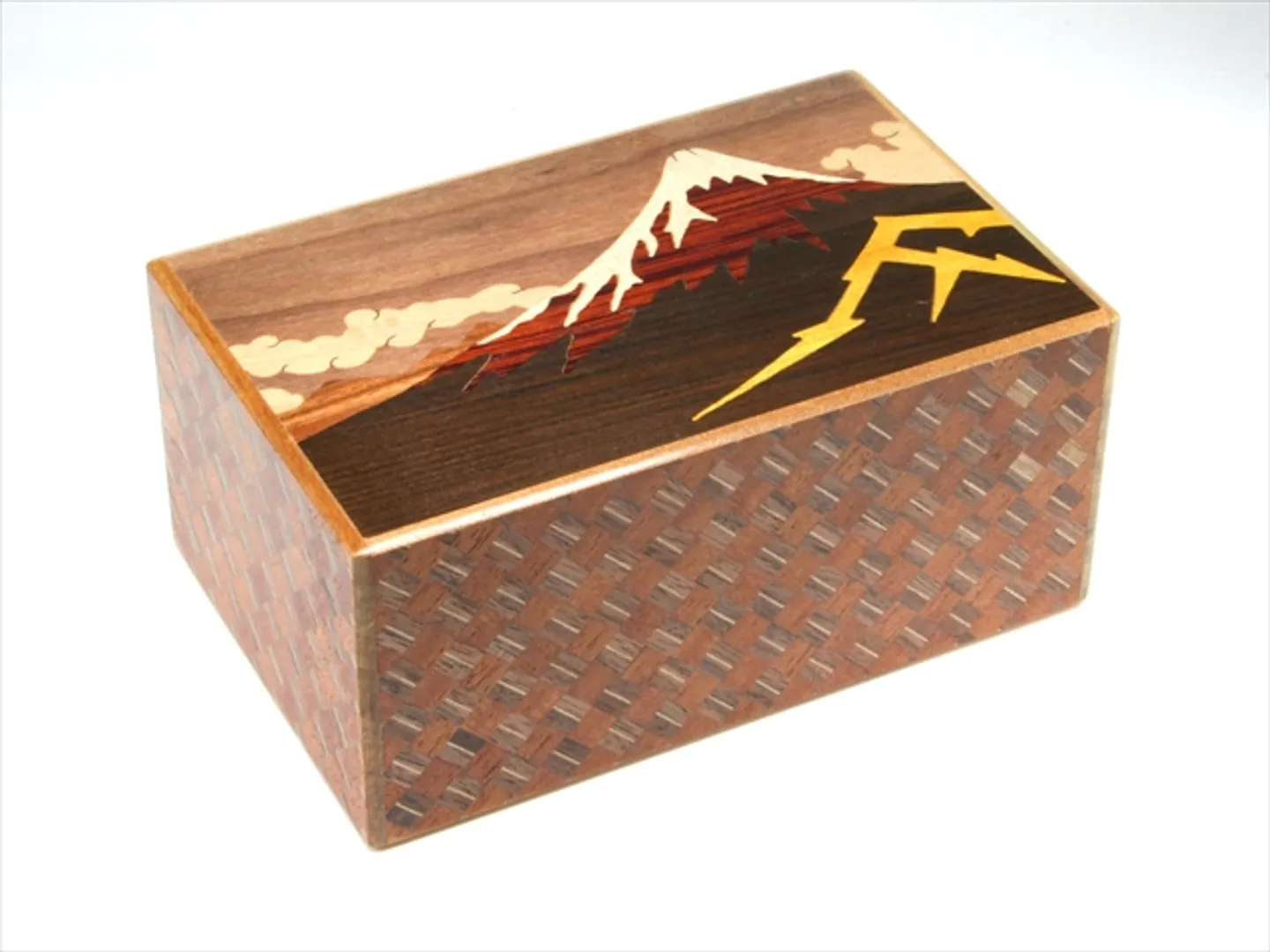 秘密箱21回仕掛け 雷富士と椿 9900円