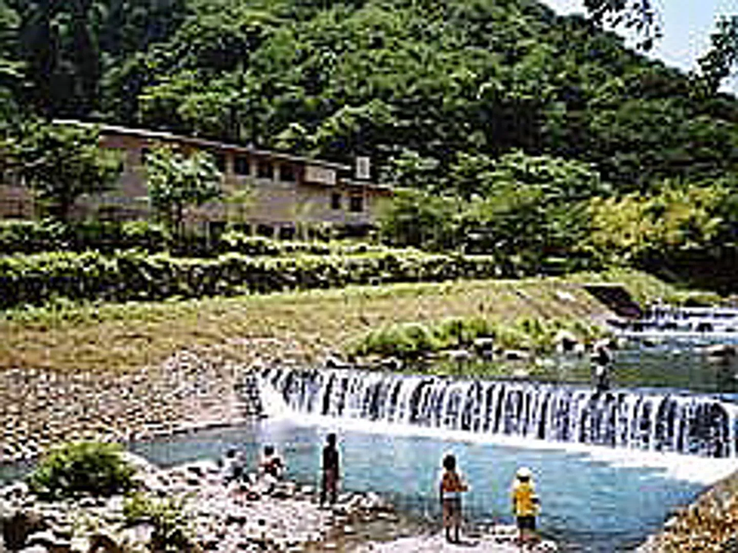 早川に設けられた渓流タイプの釣り場
