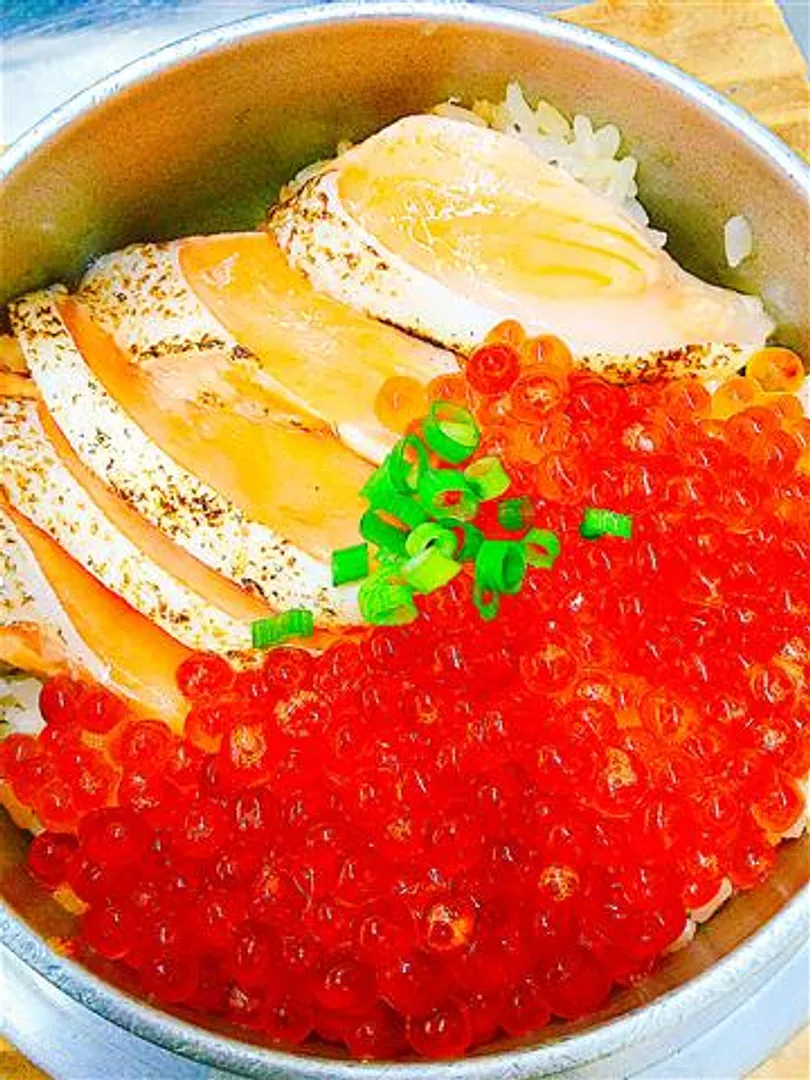 炙りサーモンいくら