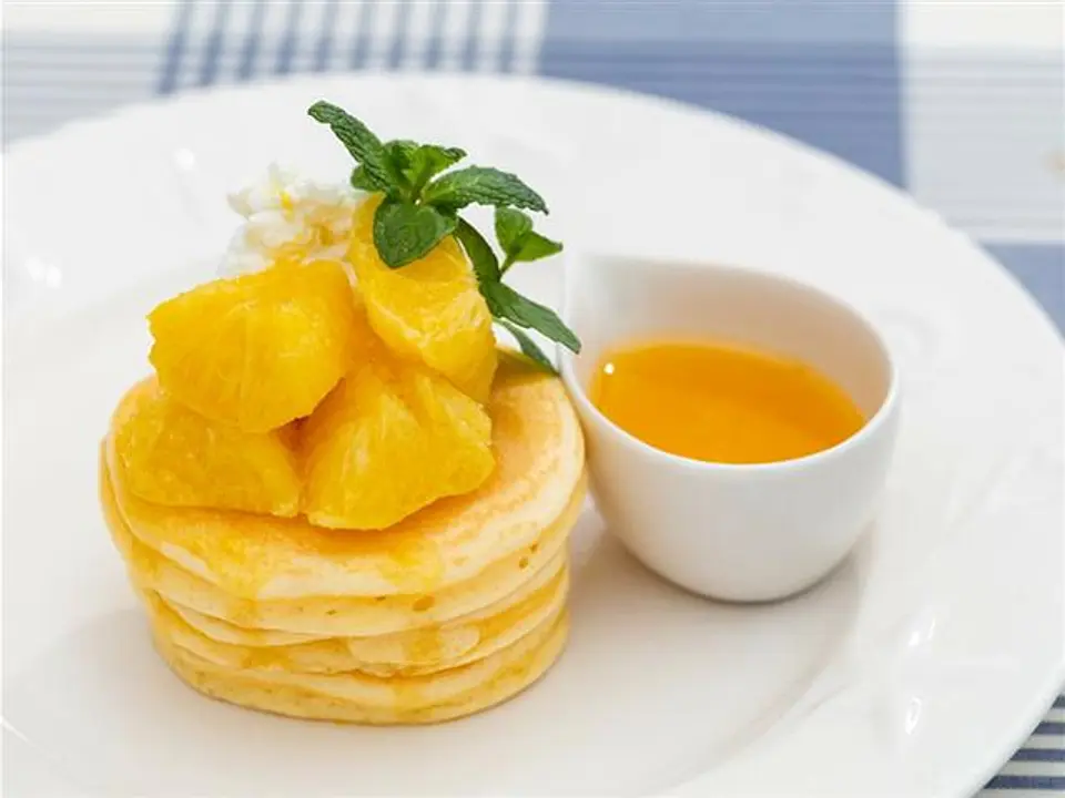 「オレンジと塩ヨーグルト」