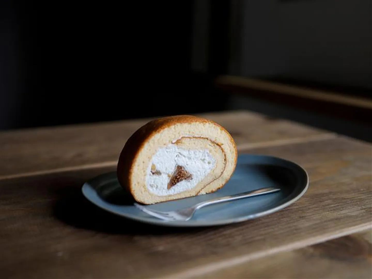 ブルーチーズとイチジクのロールケーキ