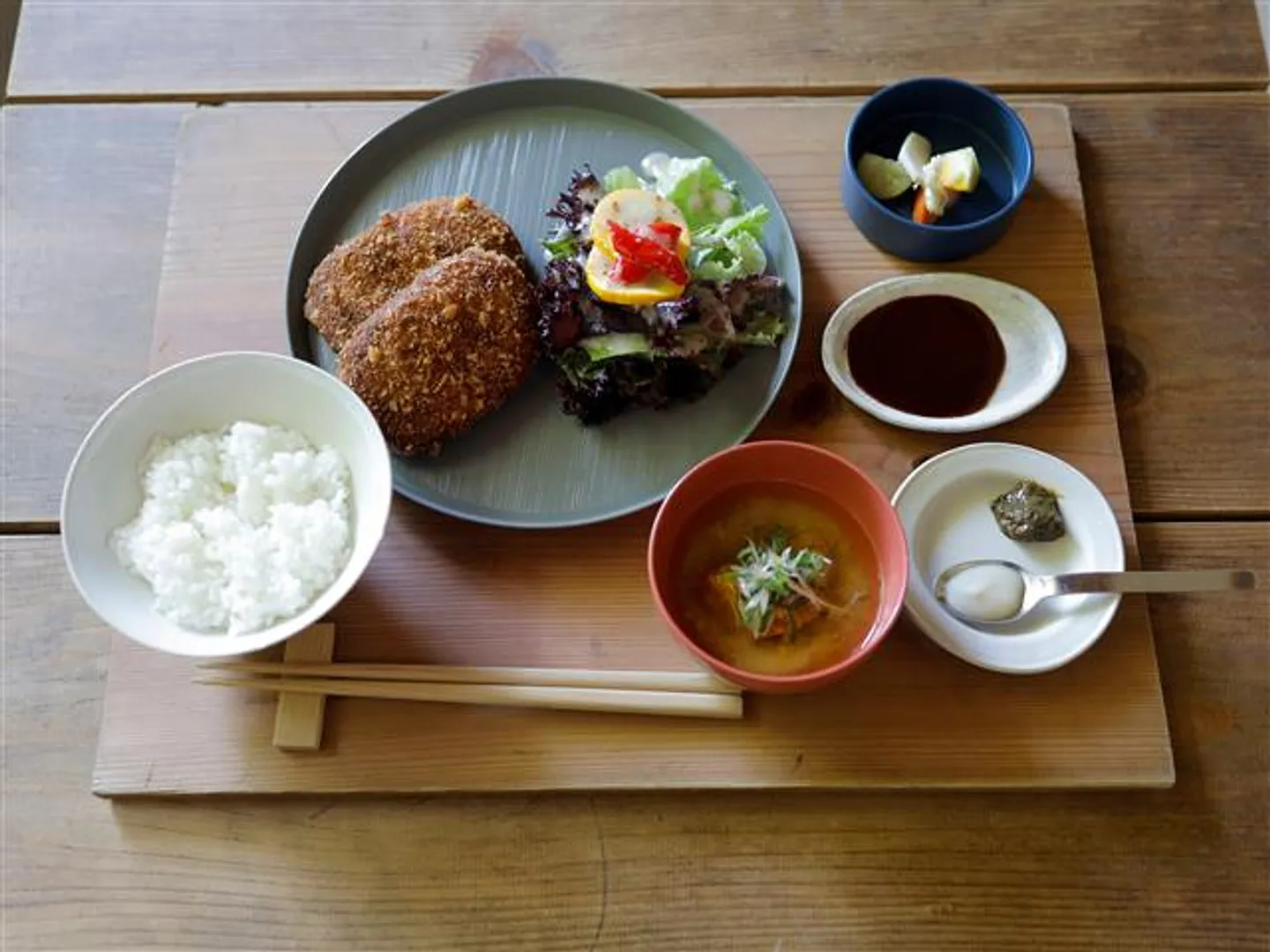 大豆コロッケ定食