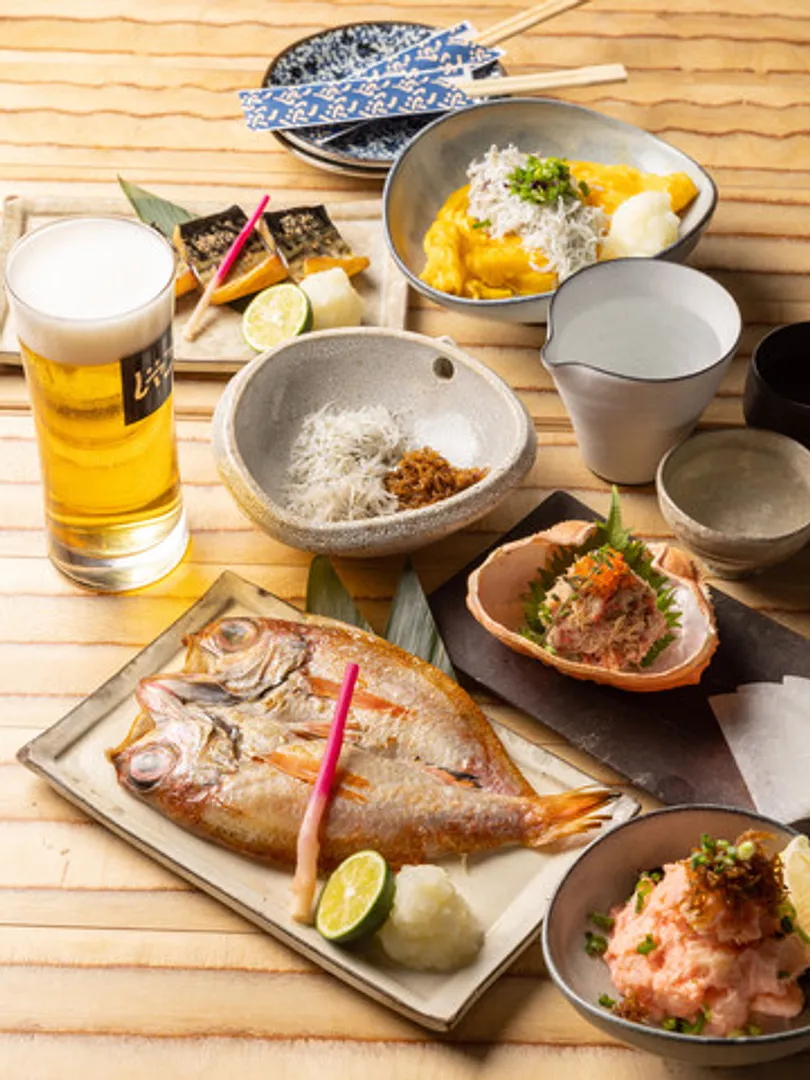 お酒と共にたのしめるメニュー