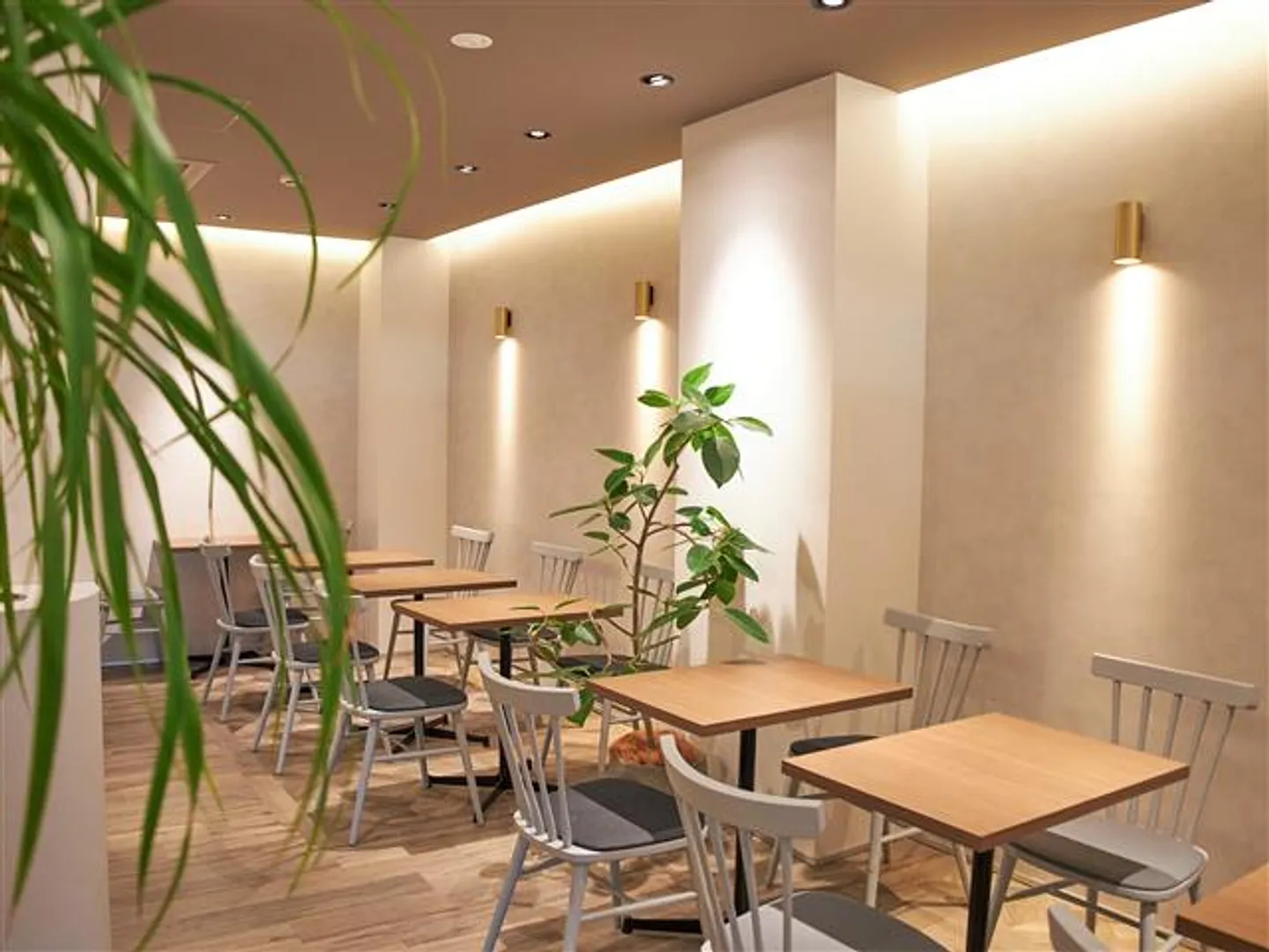 注文カウンターのある2階フロア