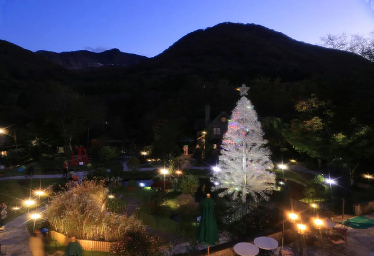 クリスタル・ガラスのクリスマスツリー