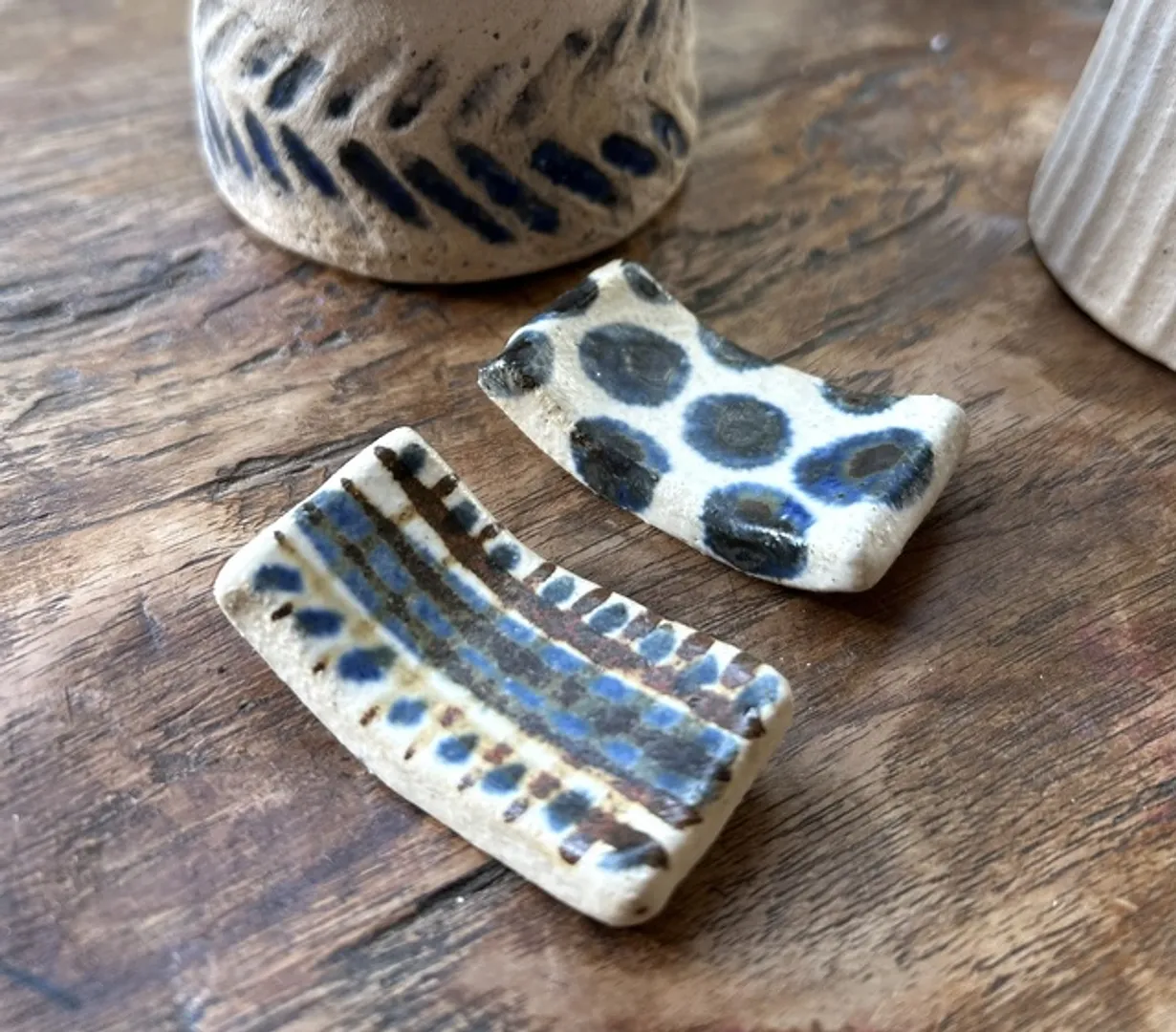 アトリエthe  studio oisoで箸置きの絵付け体験