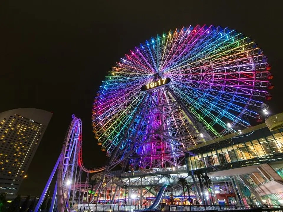 ギネスブック認定の時計機能付き大観覧車