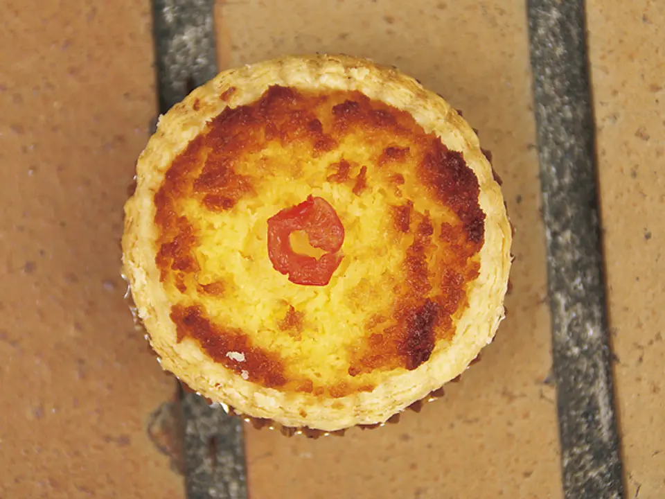 椰撻(イエター)はココナッツの果肉を練りこんだカスタードパイ