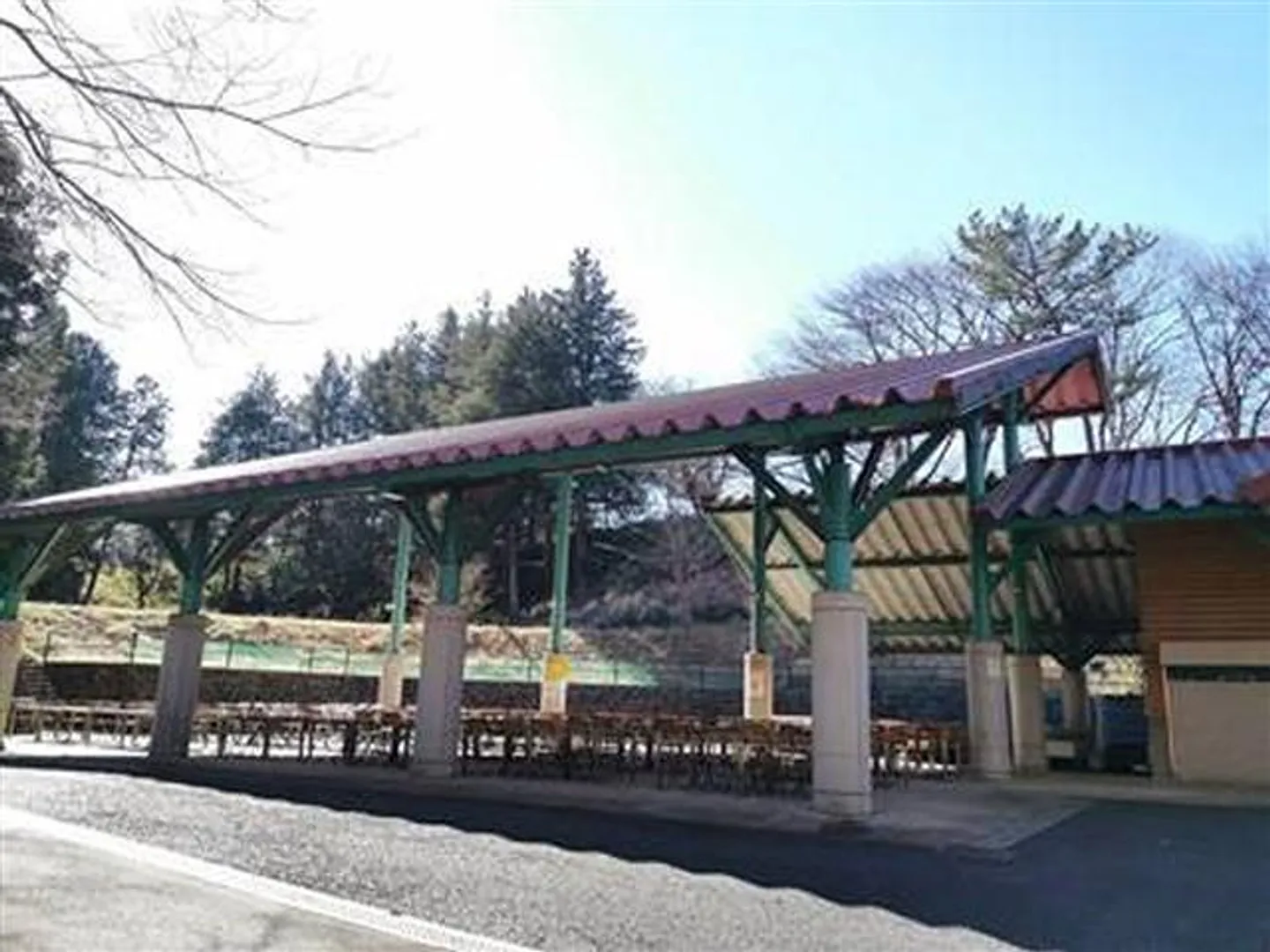 バーベキュー場外観