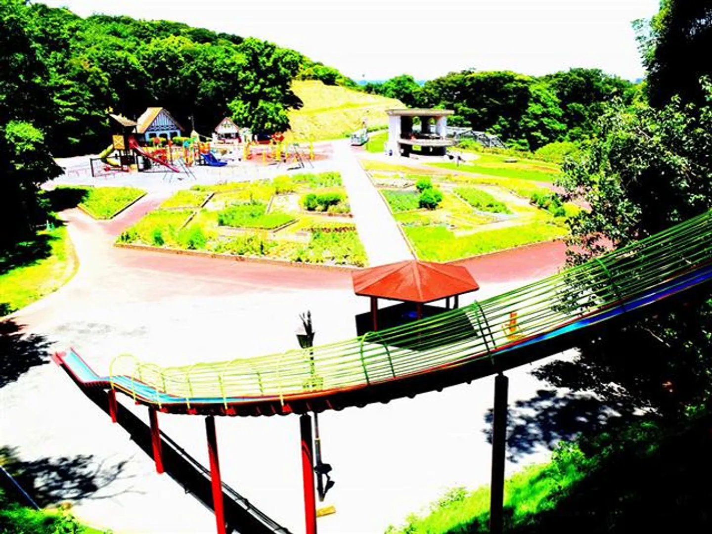 ハーブ園全景