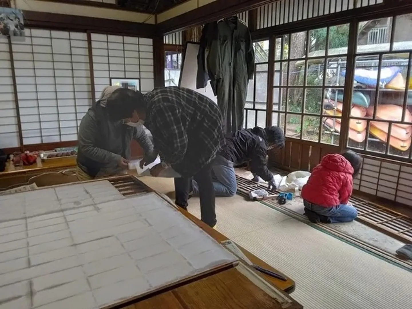 2022年は障子張り替えも行った大掃除。