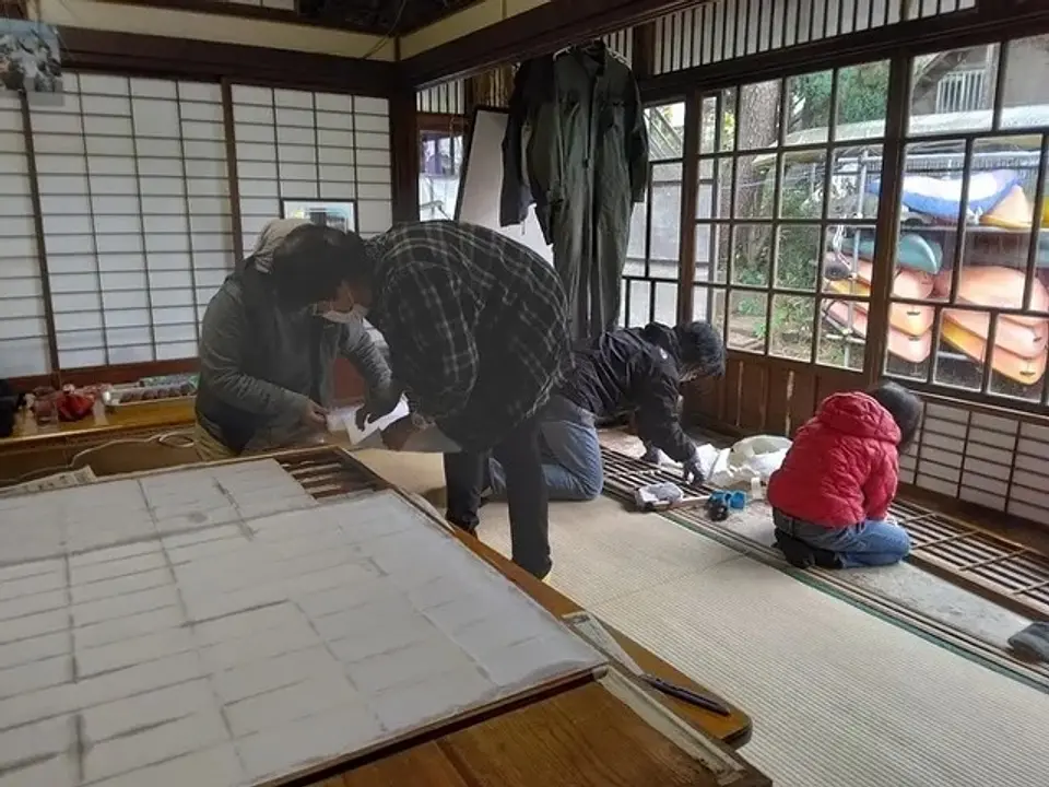 2022年は障子張り替えも行った大掃除。