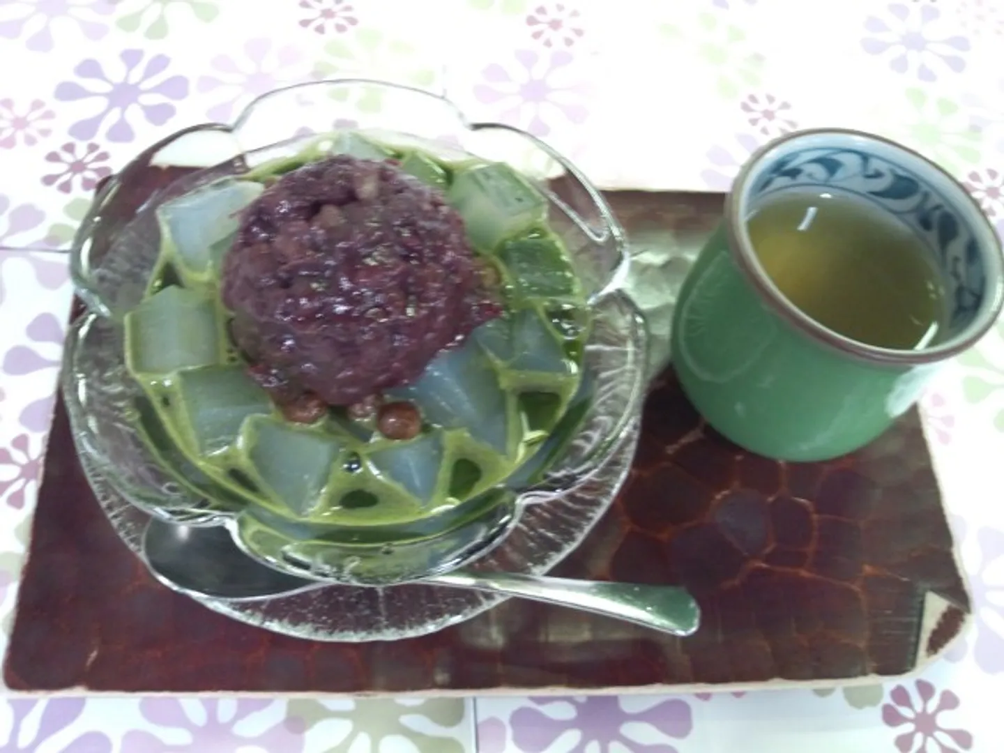 抹茶あんみつ