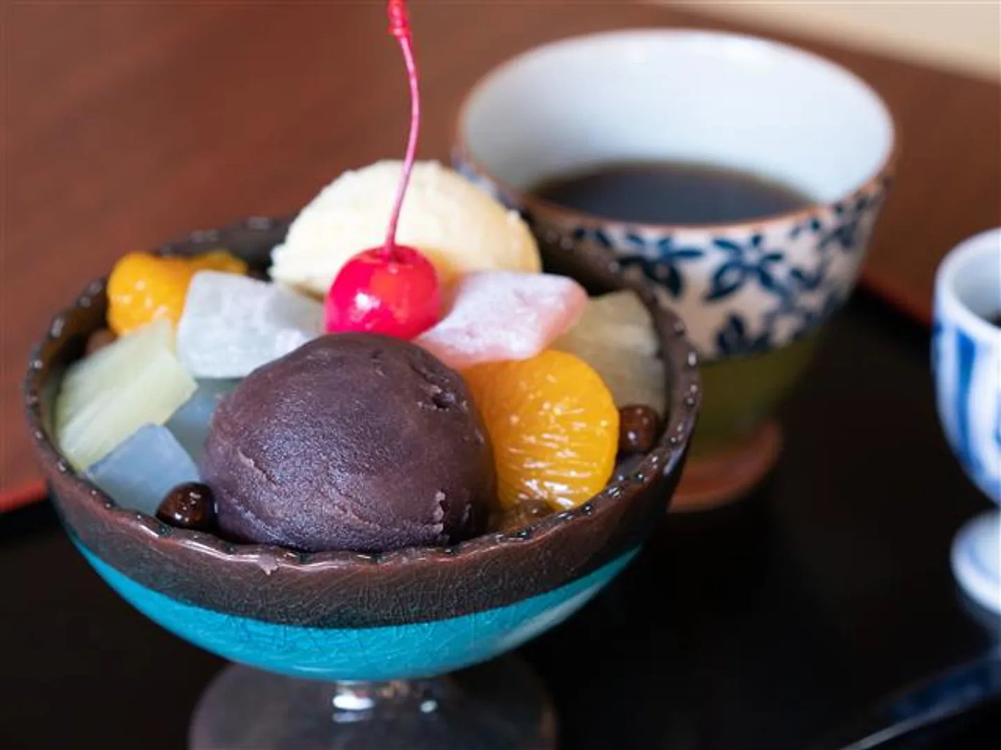 クリームあんみつ
