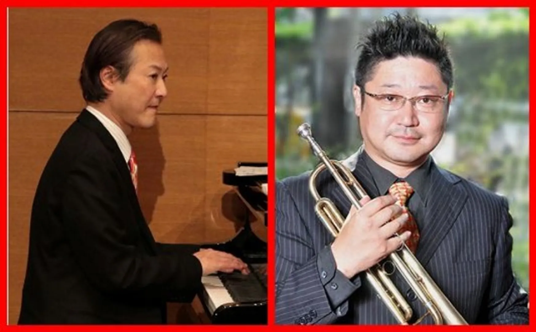 山本琢（pf）　小森信明（tp、voc）