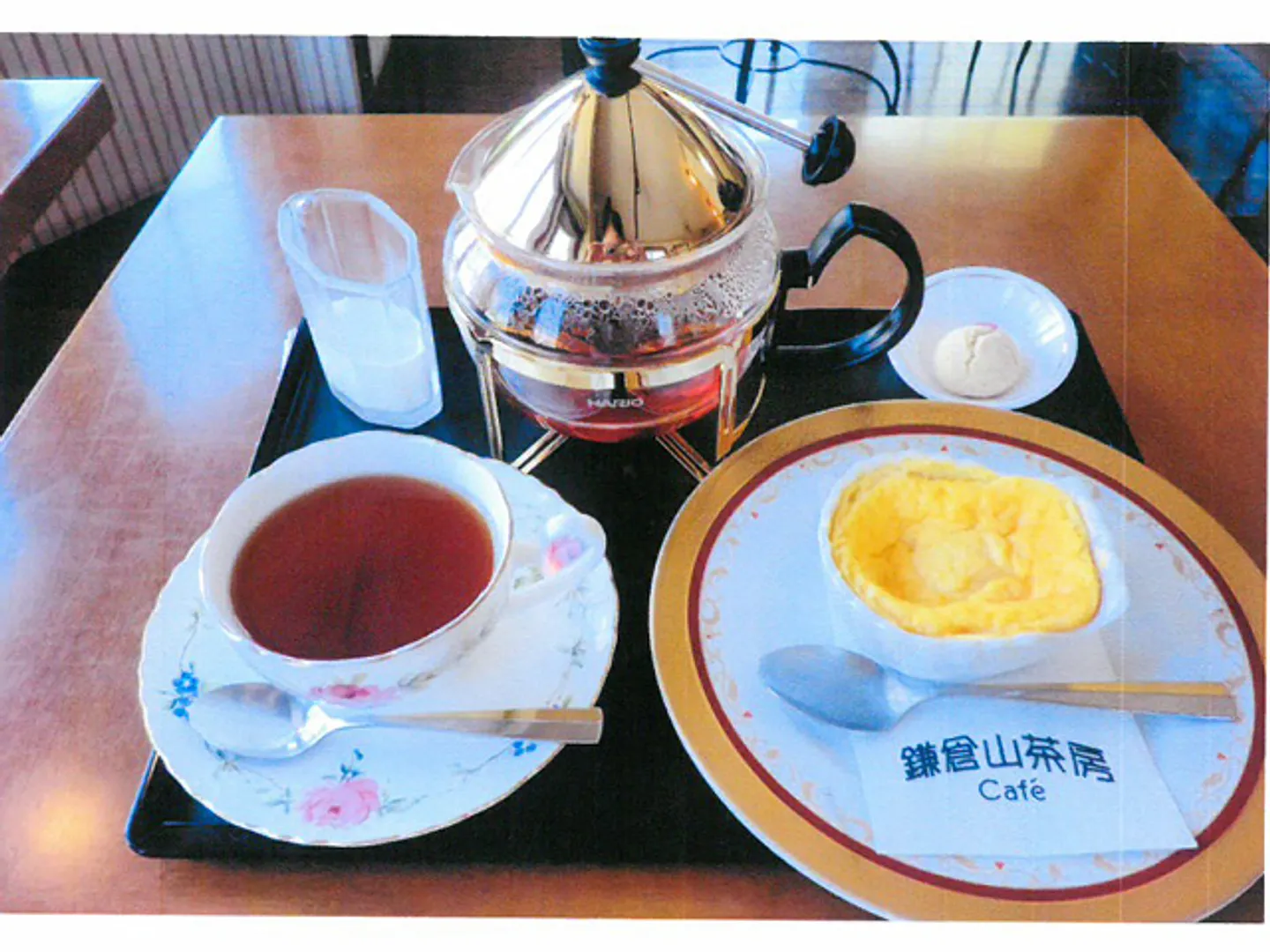 季節の紅茶ケーキセット