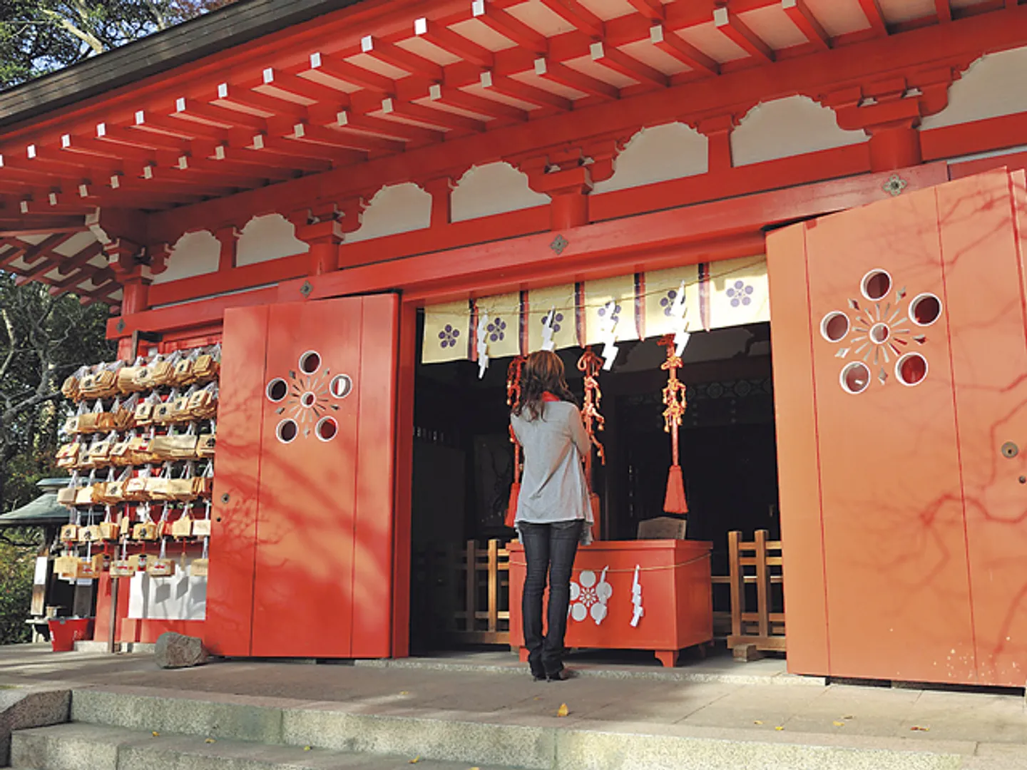 学問の神様として知られる菅原道真公を祭っている