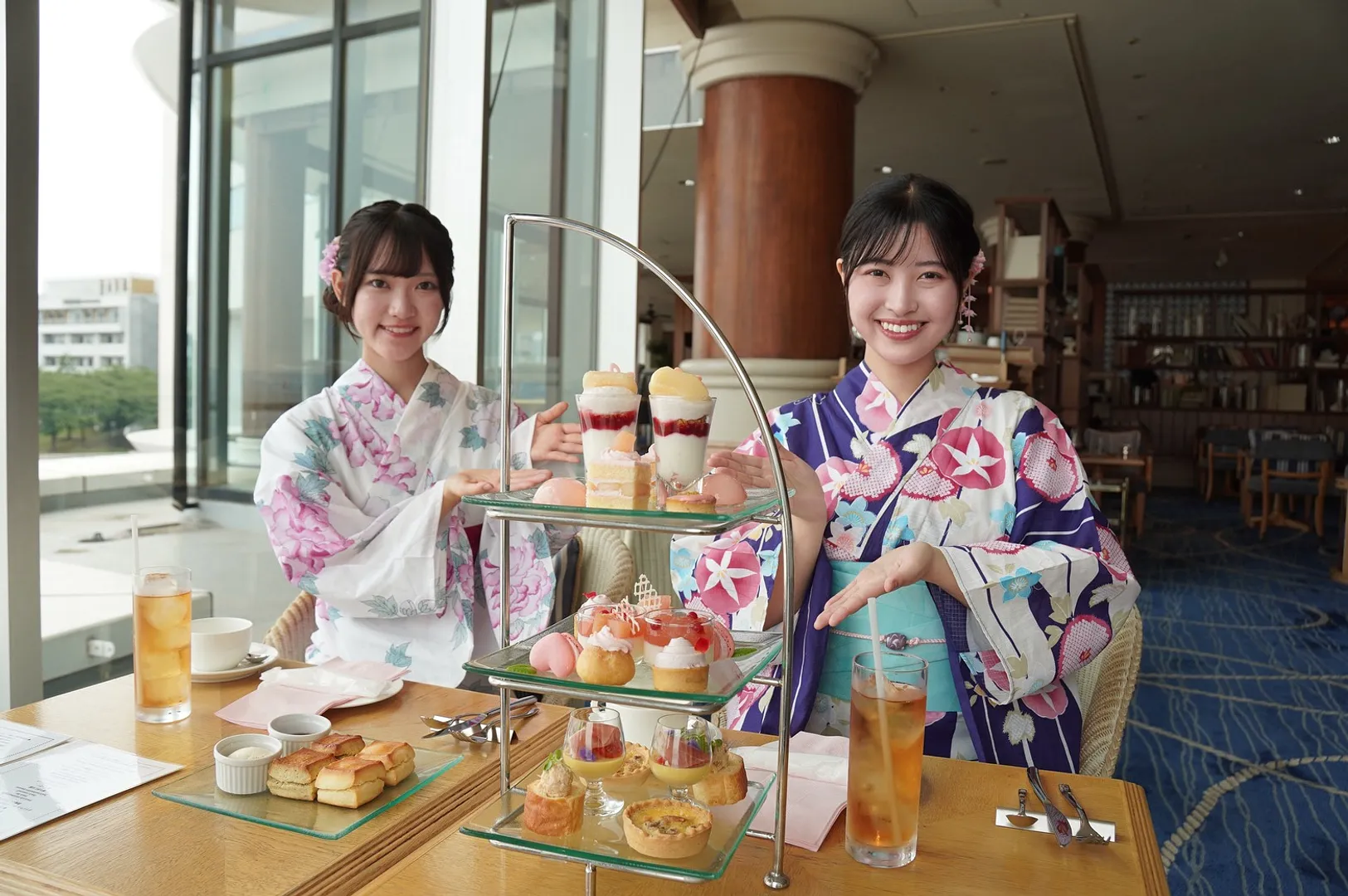 浴衣でアフタヌーンティ_1