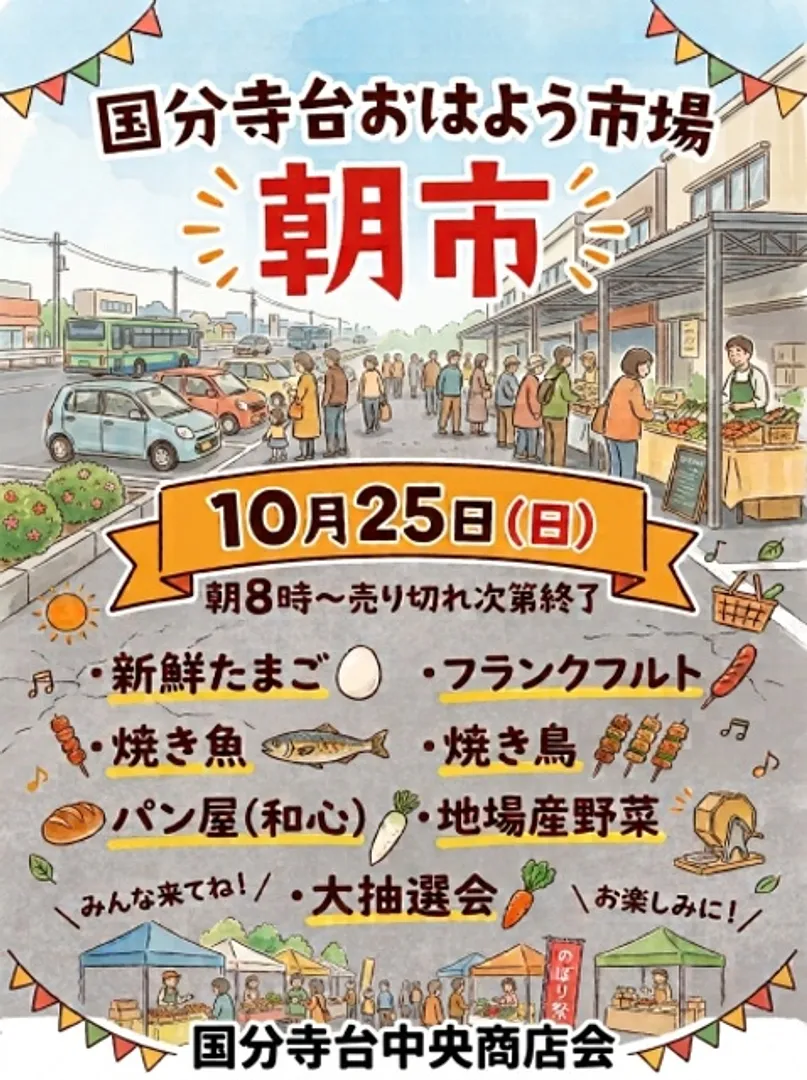 国分寺台おはよう市場　朝市