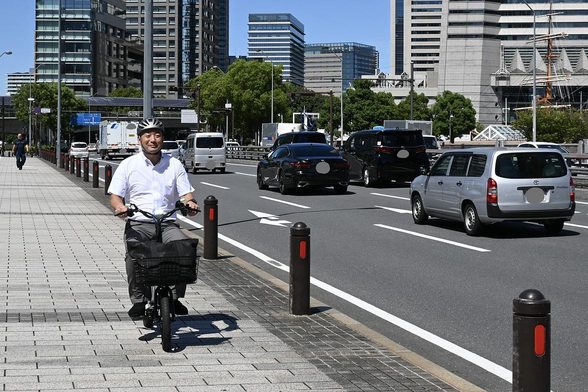 歩道走行モード