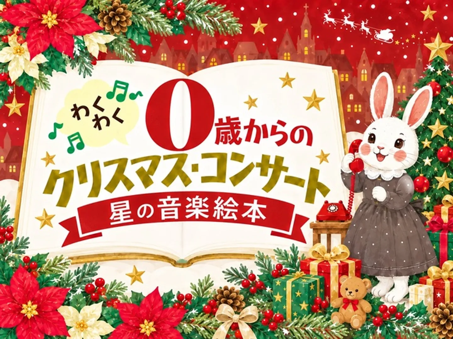 赤ちゃんのコンサートデビューにぴったり！