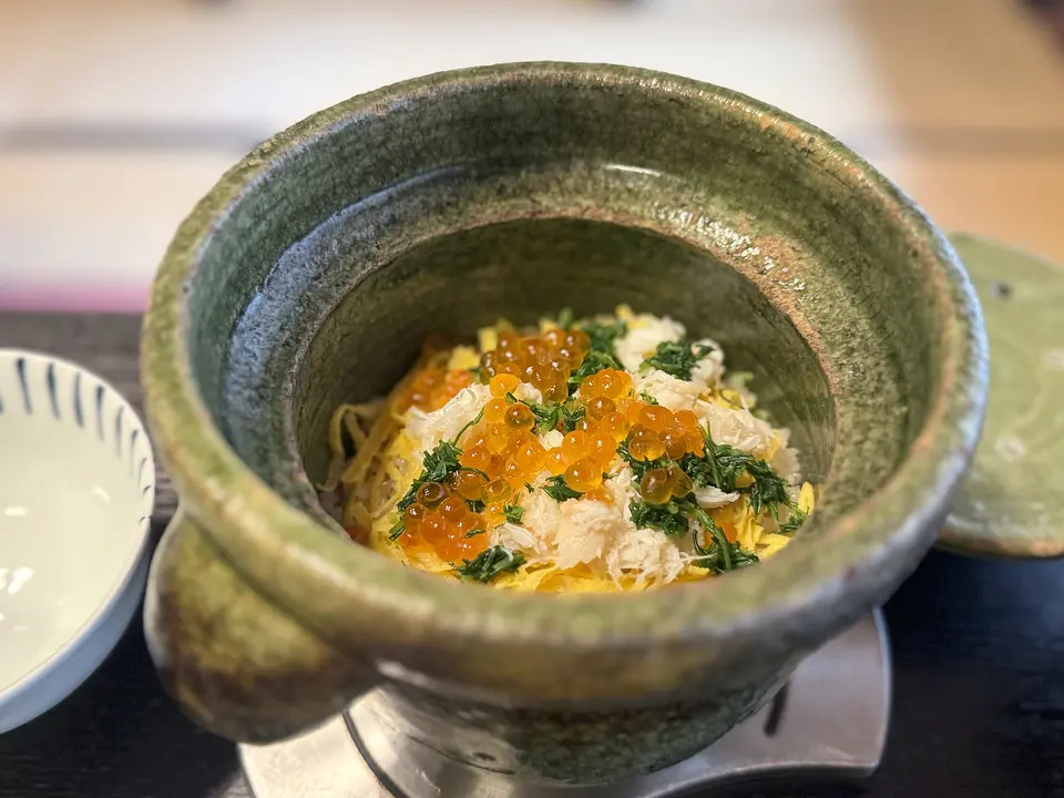 yokohama-tanakaya-donabe-rice-ikura