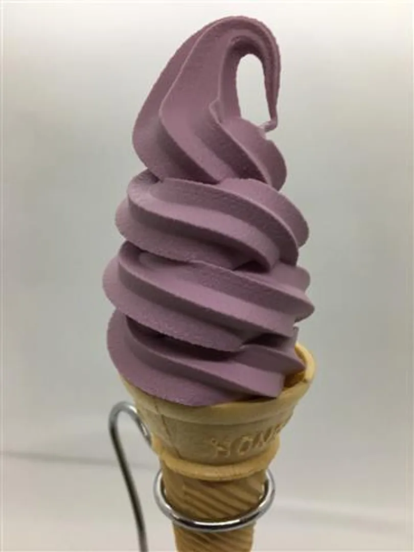 紫いもソフトクリーム