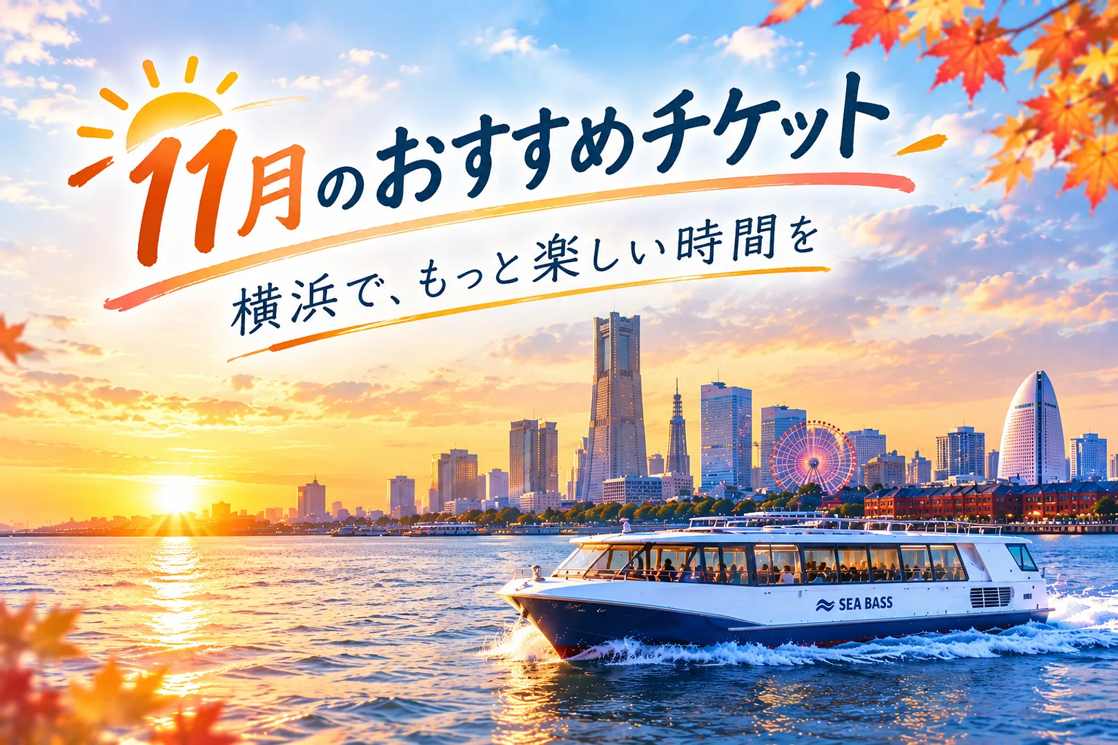 11月のおすすめチケット